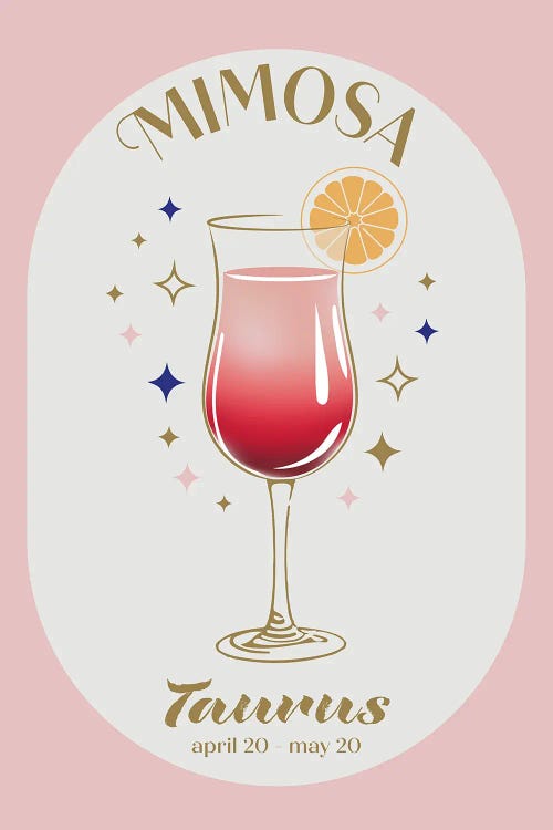 Mimosa Cocktail Zodiac Sign