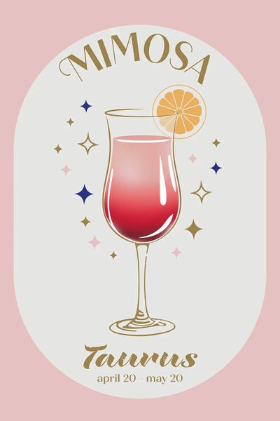 Mimosa Cocktail Zodiac Sign
