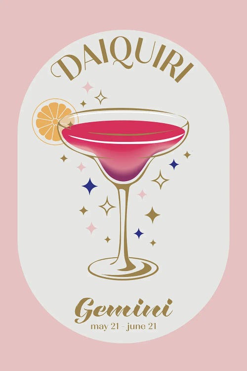 Daiquiri Cocktail Zodiac Sign