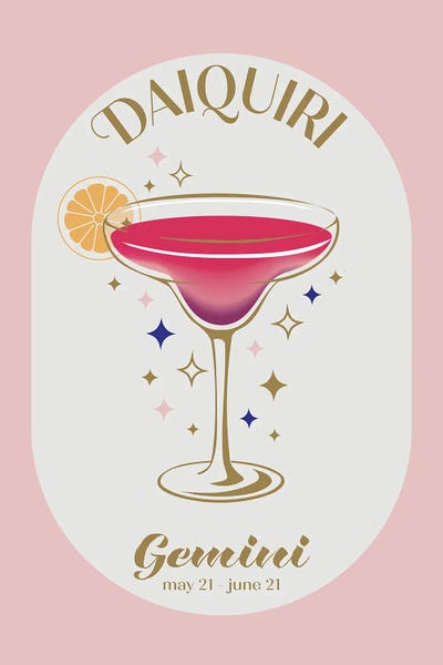 Daiquiri Cocktail Zodiac Sign