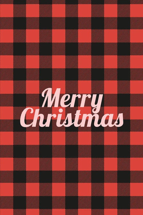Merry Christmas Tartan Plaid Style