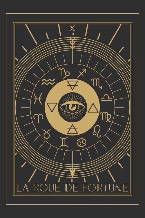 La Roué De Fortune by Emanuela Carratoni wall art