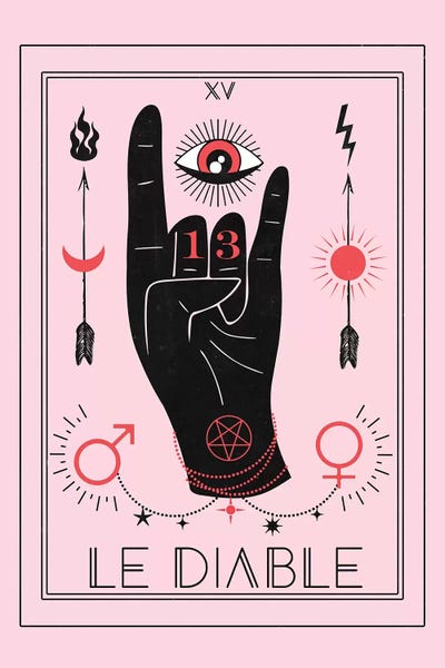 Black & Pink: Le Diable by Emanuela Carratoni