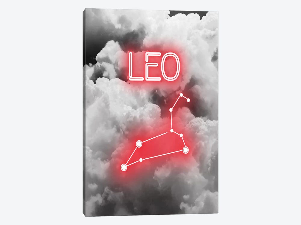 Leo Zodiac Sign by Emanuela Carratoni 1-piece Art Print