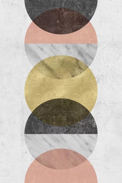 Circular Abstract: Moonlight by Emanuela Carratoni