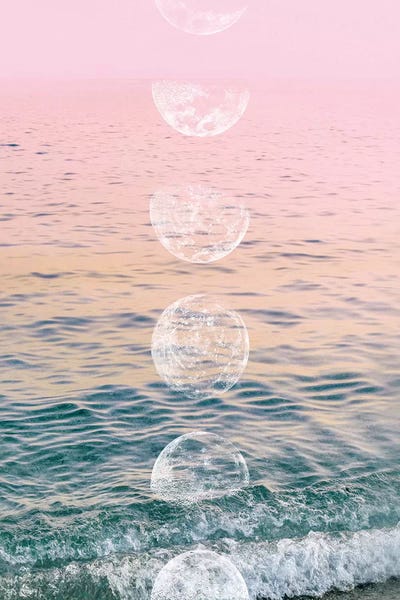 Kids Astronomy & Space Art: Moontime Beach by Emanuela Carratoni