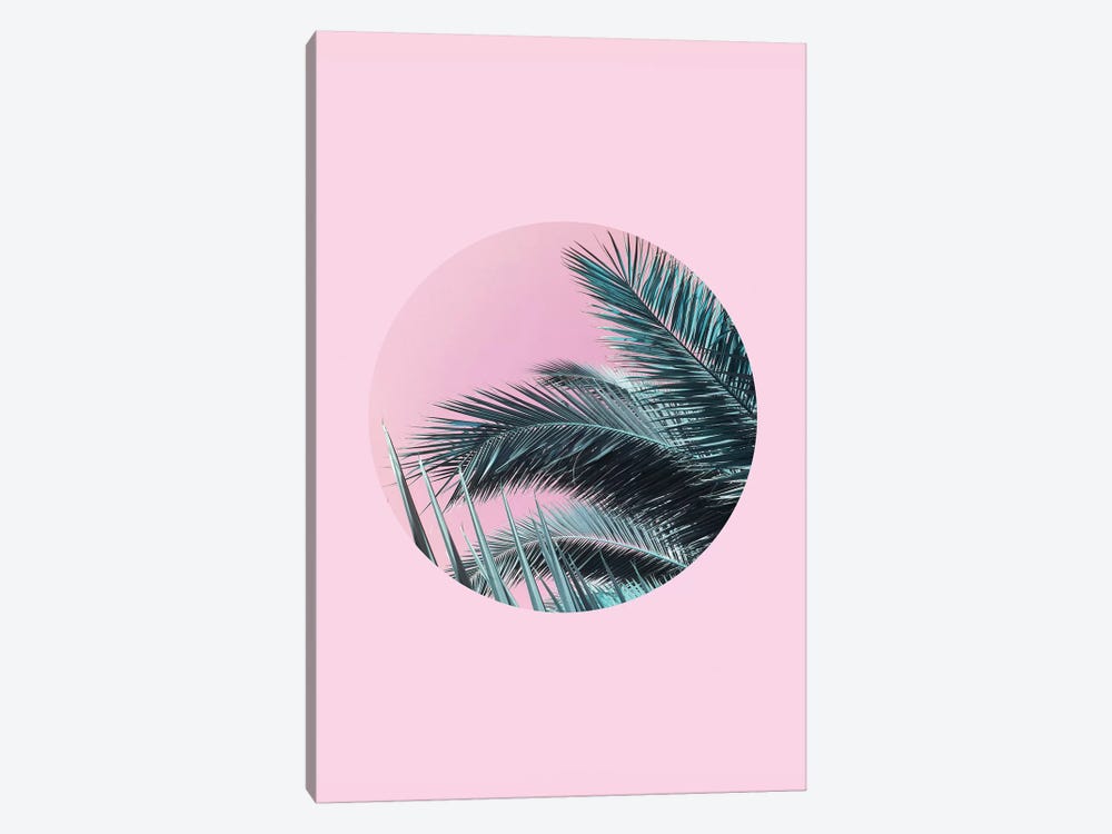 Palms On Pink by Emanuela Carratoni 1-piece Canvas Art