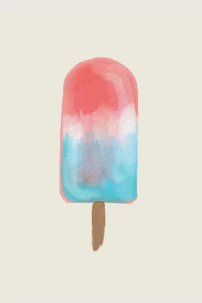 Pop Art Kitchen: Patriotic Popsicle by Emanuela Carratoni