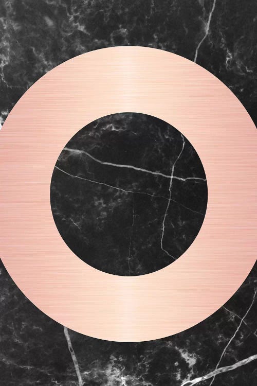 Pink Circle On Marble