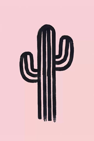 Black & Pink: The God Cactus by Emanuela Carratoni