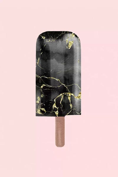 Pop Art Kitchen: Black Marble Popsicle by Emanuela Carratoni