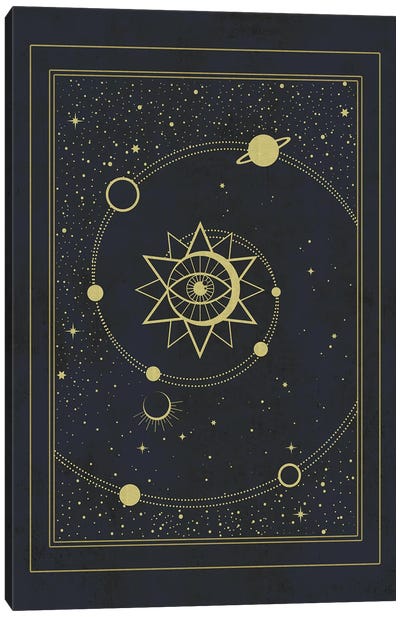 The Solar System Canvas Art Print - Emanuela Carratoni