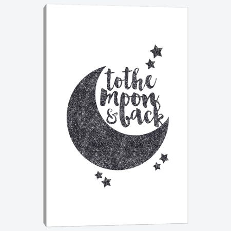 To The Moon And Back Canvas Print #CTI92} by Emanuela Carratoni Art Print