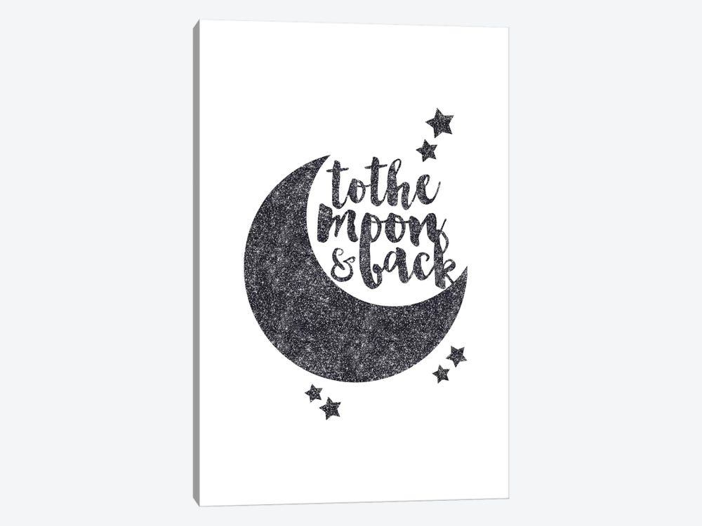 To The Moon And Back by Emanuela Carratoni 1-piece Canvas Artwork