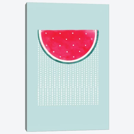 Watermelon Rain Canvas Print #CTI99} by Emanuela Carratoni Canvas Art Print