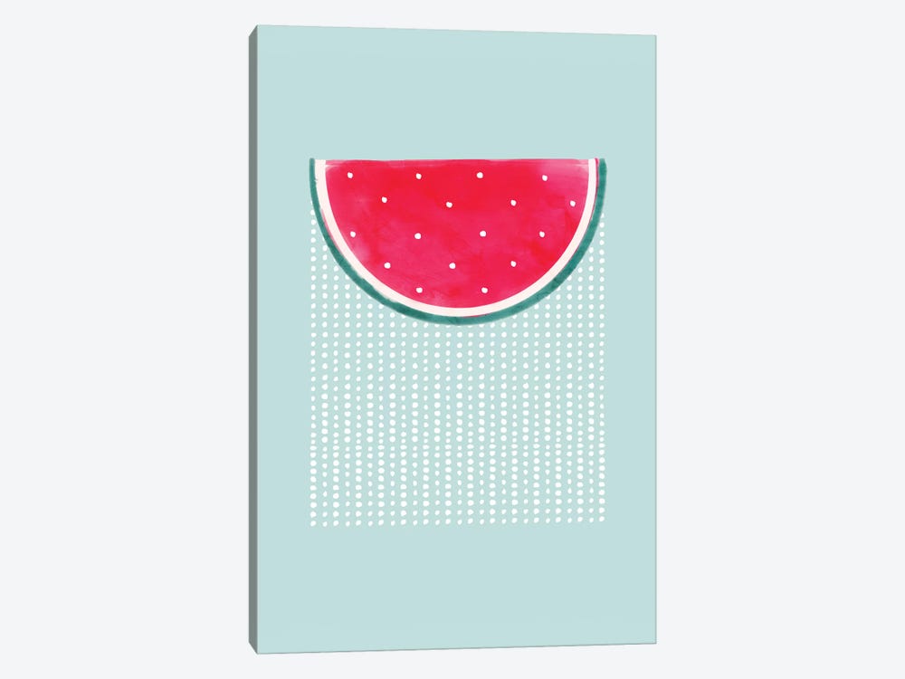 Watermelon Rain by Emanuela Carratoni 1-piece Canvas Print