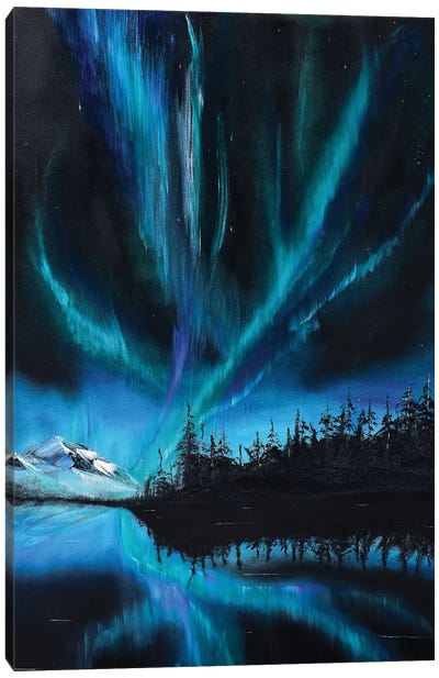 Nordy 24-2 Canvas Art Print - Aurora Borealis Art