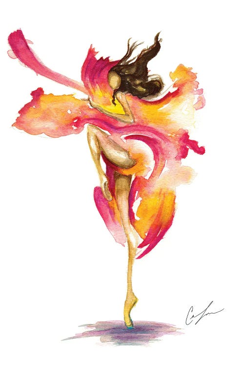 Dance On Fire by Claire Thompson wall art