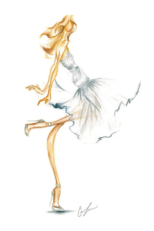 Gray Tulle by Claire Thompson wall art