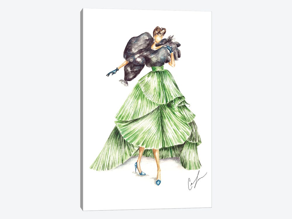 Green Dior by Claire Thompson 1-piece Art Print