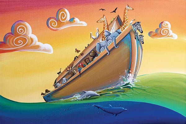 Kids Transportation Art: Journey To New Beginnings by Cindy Thornton