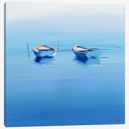 Late Moorings Canvas Print #CTP12} by Craig Trewin Penny Canvas Wall Art
