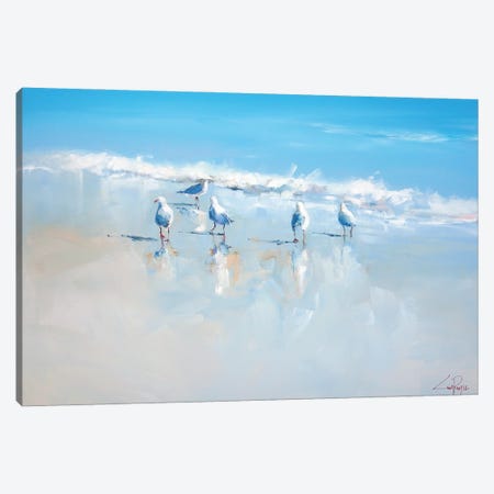 Sorrento Gulls Canvas Print #CTP26} by Craig Trewin Penny Canvas Art