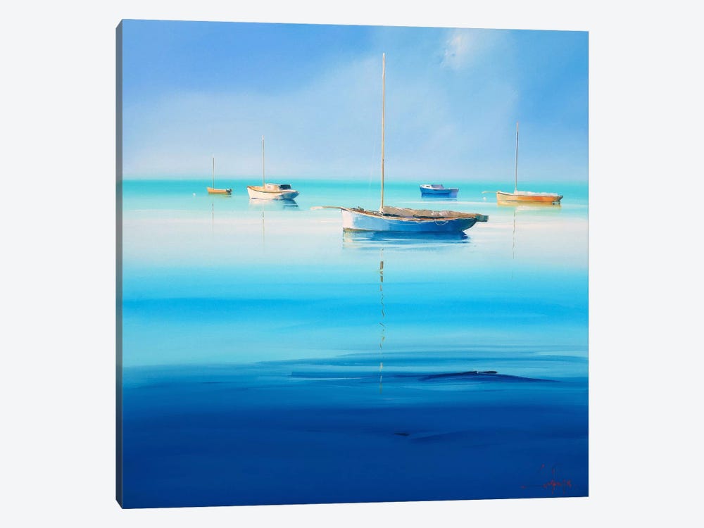 Blue Couta I by Craig Trewin Penny 1-piece Canvas Print