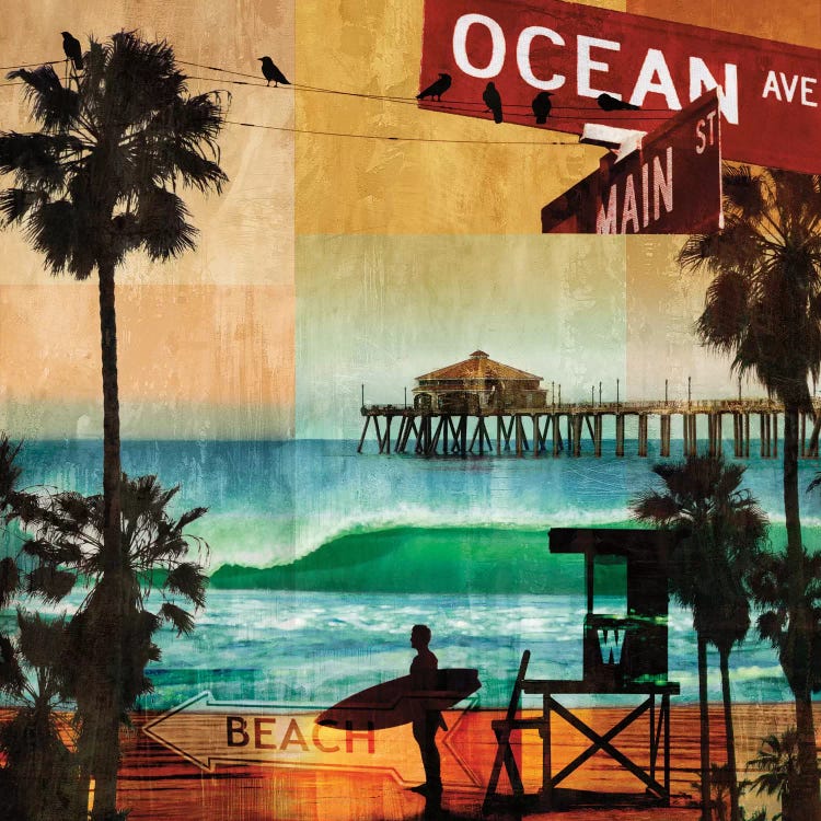Ocean Avenue by Charlie Carter wall art
