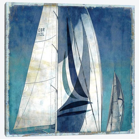Sail Away I Canvas Print #CTR19} by Charlie Carter Canvas Artwork