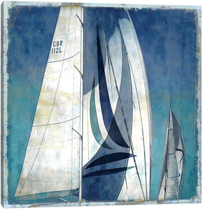 Sail Away I Canvas Art Print - Sailboat Art