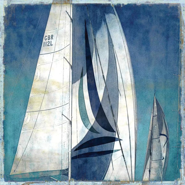 Nautical Décor: Sail Away I by Charlie Carter