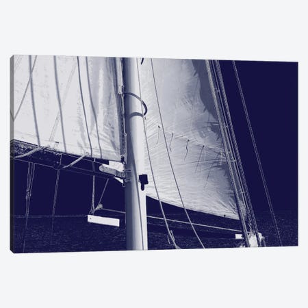 Schooner Sails I Canvas Print #CTR21} by Charlie Carter Canvas Print