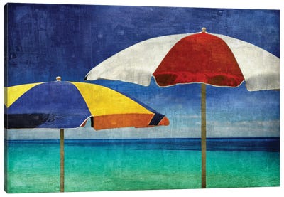 Beach Companions Canvas Art Print