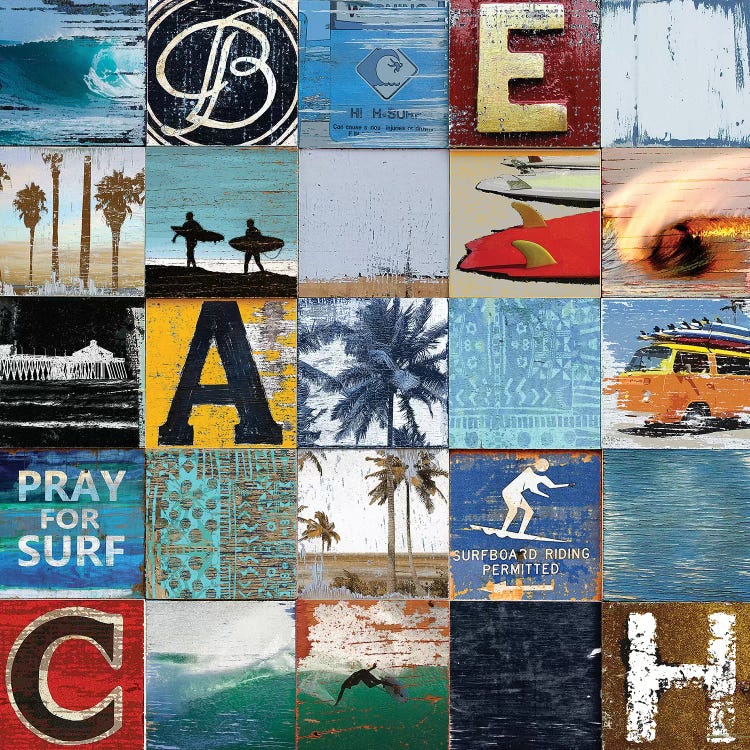 Beach Town by Charlie Carter wall art