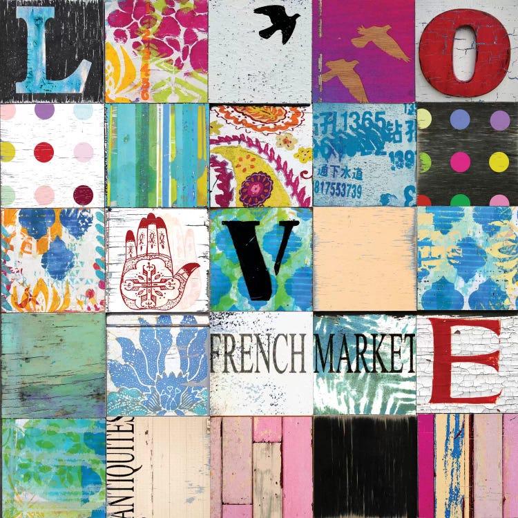 Boho Love by Charlie Carter wall art