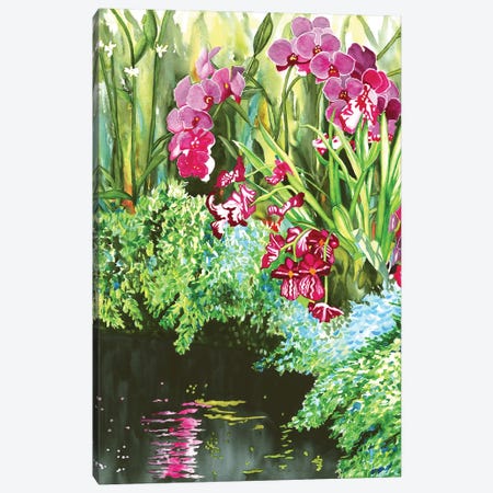 Orchid Bliss Canvas Print #CTW100} by Christine Reichow Canvas Artwork