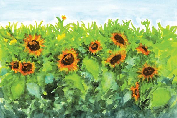Fine Art Print: Summer Sunflowers by Christine Reichow