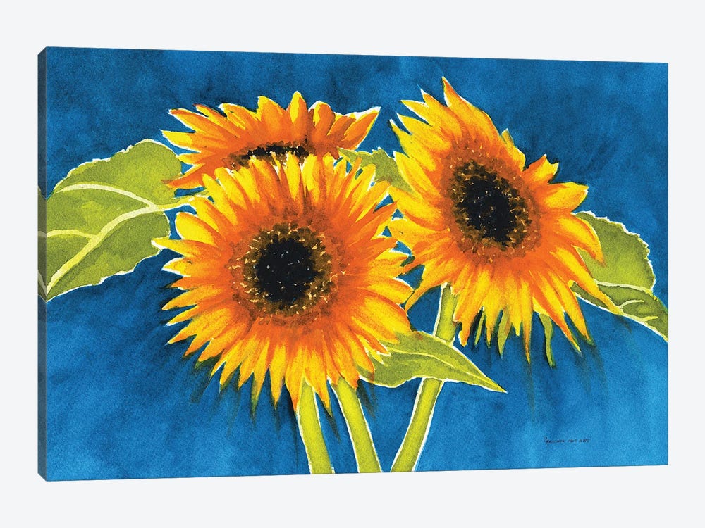 Sunflowers by Christine Reichow 1-piece Canvas Art Print