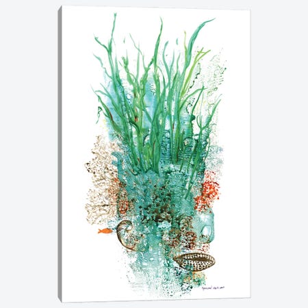 Flora Of The Deep I Canvas Print #CTW18} by Christine Reichow Canvas Print