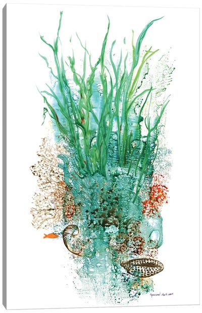 Flora Of The Deep I Canvas Art Print - Christine Reichow