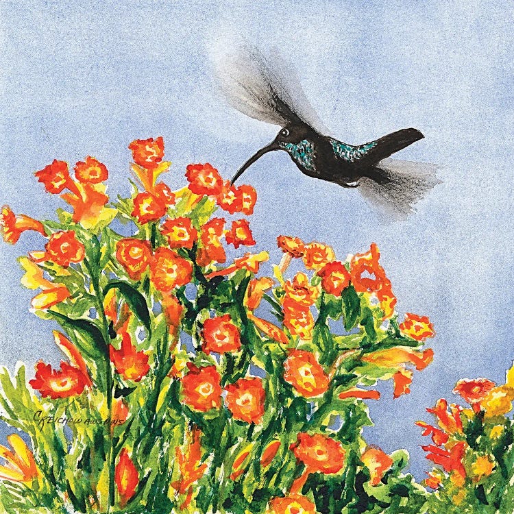 Humming Along by Christine Reichow wall art