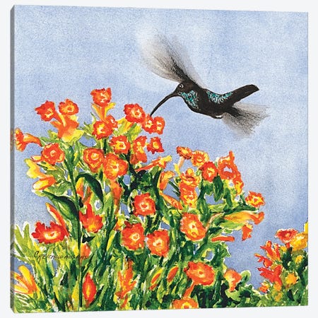 Humming Along Canvas Print #CTW28} by Christine Reichow Canvas Artwork