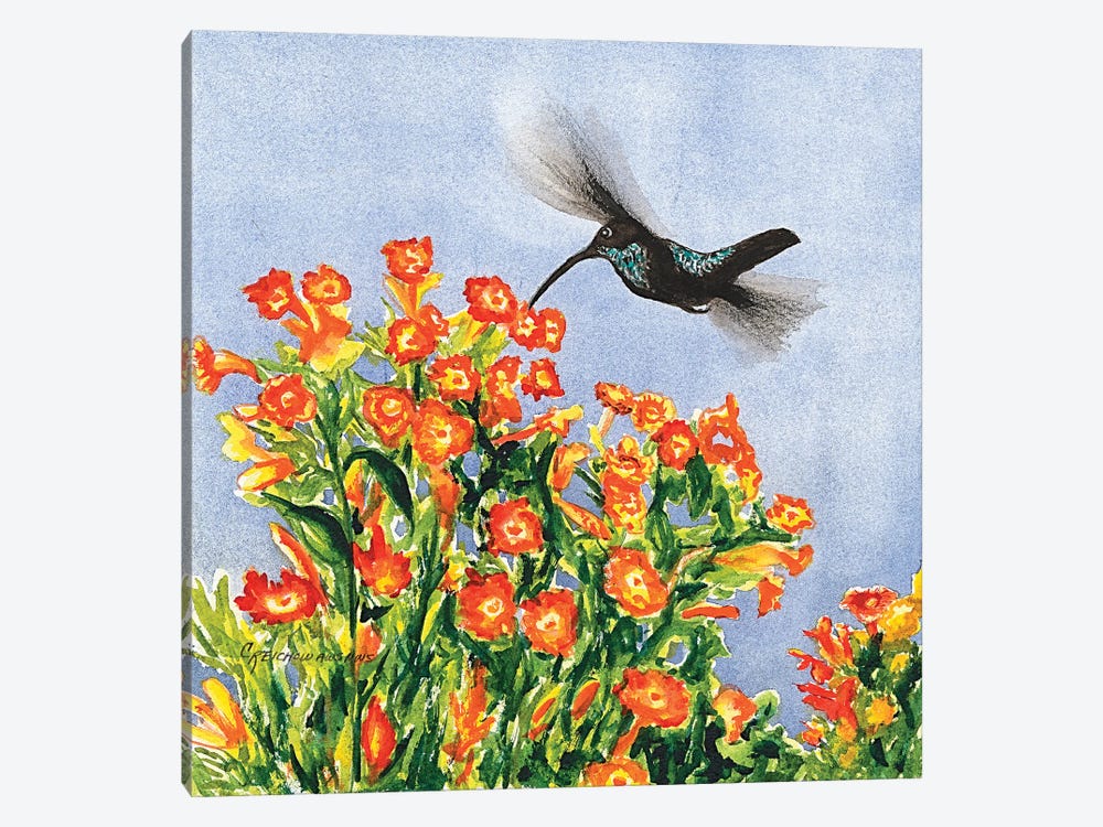 Humming Along by Christine Reichow 1-piece Canvas Art Print