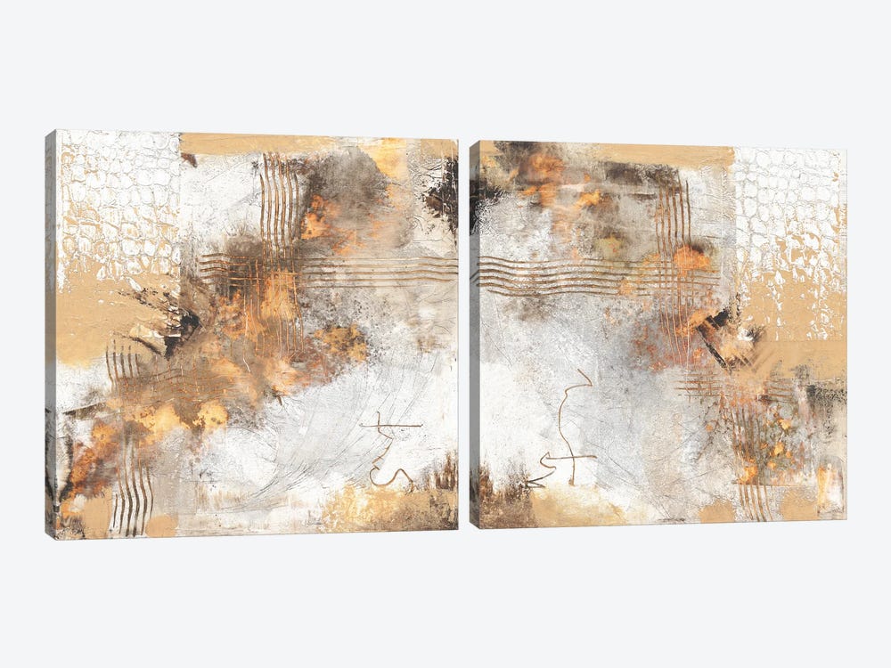 Self-Guided Diptych by Christine Reichow 2-piece Canvas Art Print