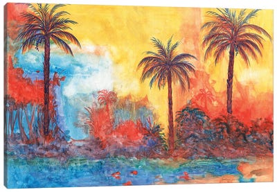 Palms Canvas Art Print - Christine Reichow