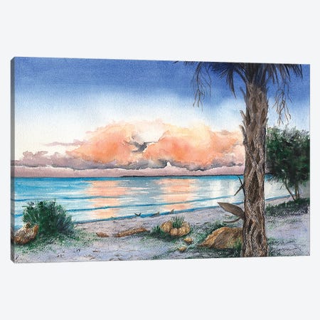 Almost Evening Canvas Print #CTW4} by Christine Reichow Canvas Artwork