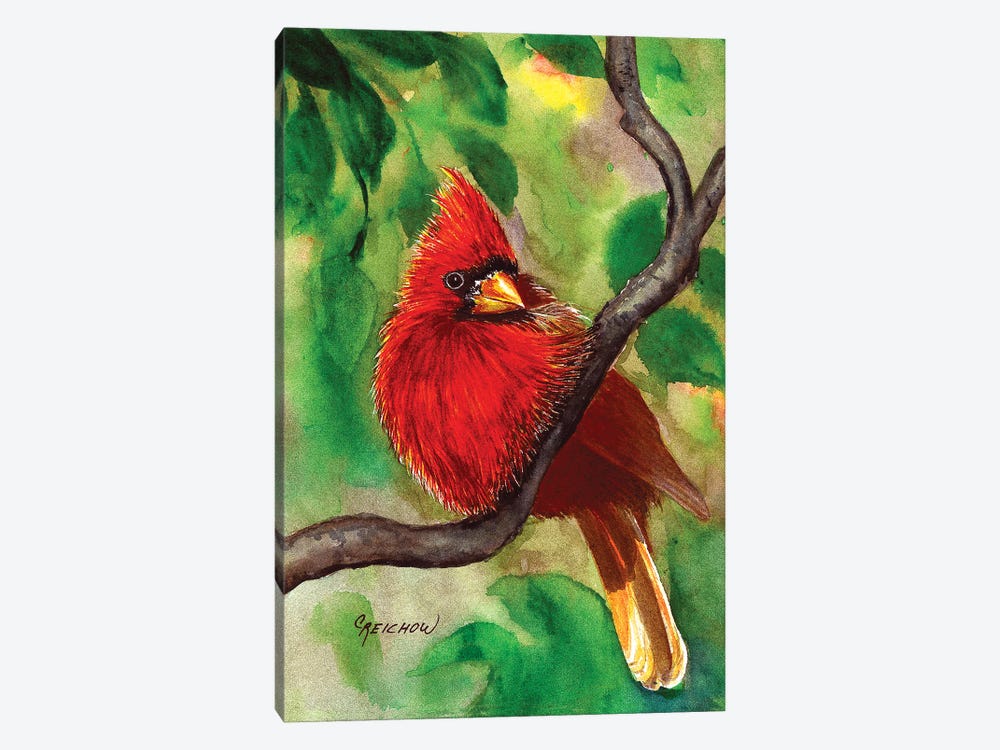 Regal Red by Christine Reichow 1-piece Canvas Art