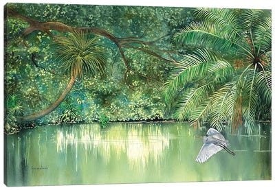 River Resident Canvas Art Print - Christine Reichow