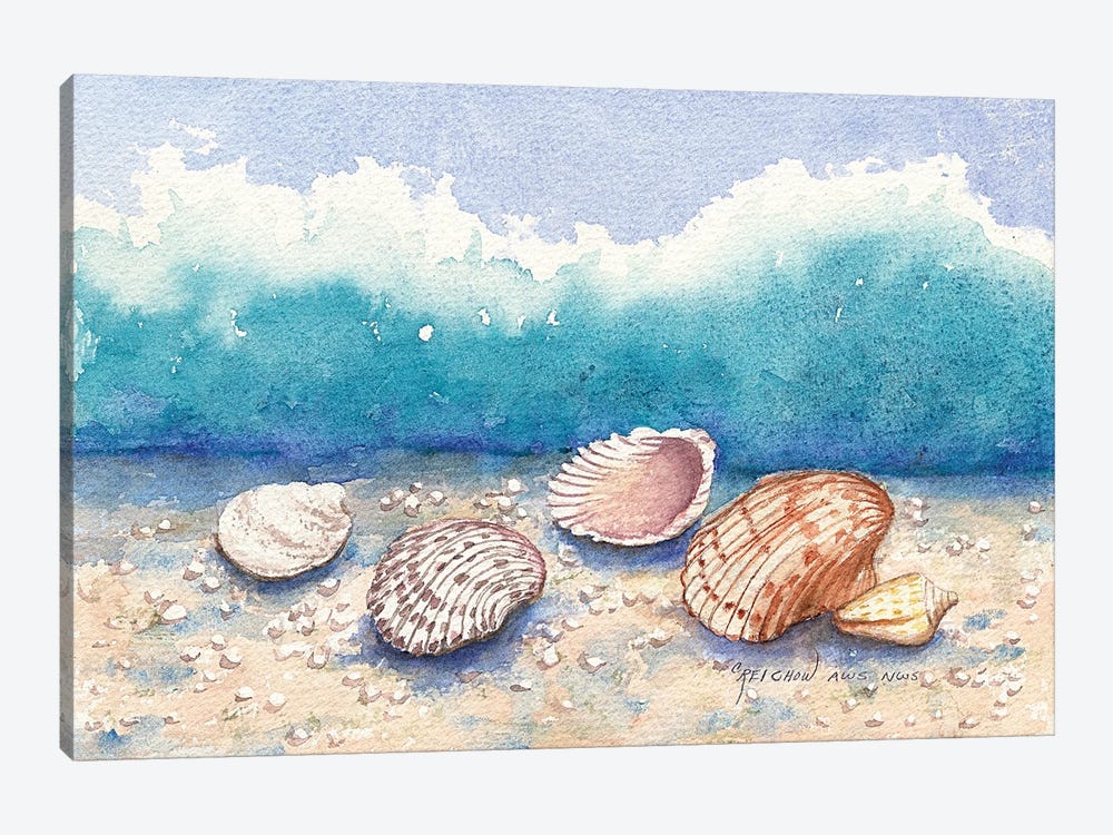 Shellmates by Christine Reichow 1-piece Canvas Artwork